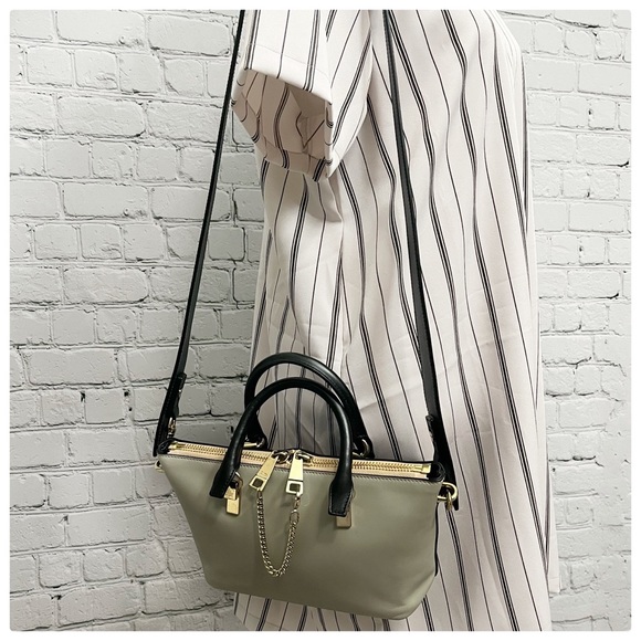 CHLOE Mini Baylee Two Tone Leather Satchel - Picture 12 of 14